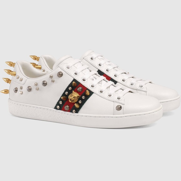 gucci ace studded